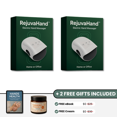 2 RejuvaHand™ + Recovery Cream + eBook